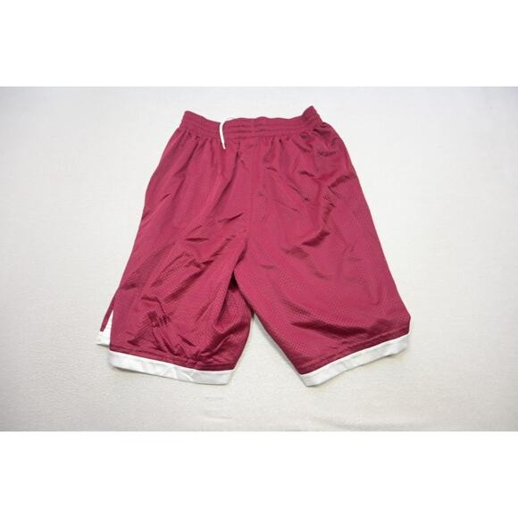 Nike Gym Shorts Mesh W/Pockets Basketball Burgundy 10" INS Mens Size Medium - Picture 6 of 6